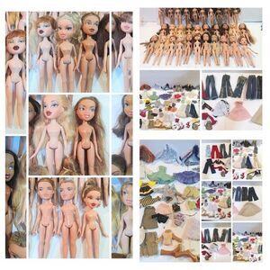 Bratz Lot of 31 Nude Dolls  Clothes Shoes